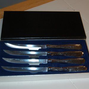 Towle Cutlery 4 Steak Knives Sharpened Edge New in Box